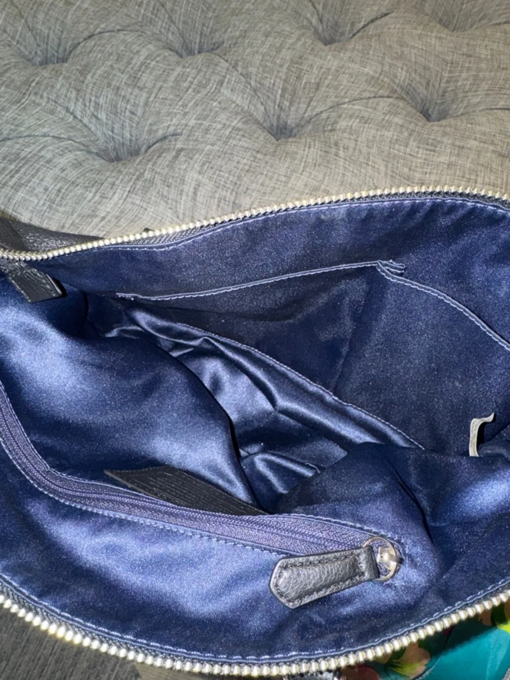 Coach Madison Kelsey Small  Black Pebbled Leather Satchel Crossbody Bag - Picture 14 of 17